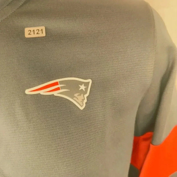 NEW Nike Dr-Fit NFL New England Patriots Sideline Performance Jacket Navy Mens M - Picture 5 of 11